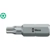 Wera Embout pour vis femelle TORX® 1/4'', avec goupille de sécurité, Dimensions : T20