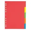 PAGNA Intercalaires en carton, A4, 12 touches, 6 couleurs ()