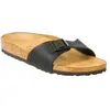 Birkenstock MADRID Birko-Flor, Mules Femme - Noir (Schwarz), 41 EU Étroit