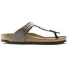 Birkenstock Mules Birkenstock Gizeh Flor W Gris - 38