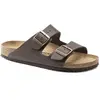 Birkenstock Arizona Birko-Flor - Sandales Dark Brown 39 - Étroit