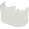 Coffrage design Simplex blanc pour bloc robinet bitube droit