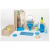 Goki Bois maison de poupée salle de bains moderne 17-Piece