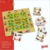 Goki gezeschapsspel Vind de weg junior 21 cm bois 9 pièces