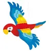 Goki Goki Mobile Perroquet Volant En Bois 65 Cm