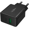 Adaptateur secteur universel avec 2 ports USB Ansmann HC218PD 20 W Noir
