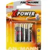 ANSMANN 5015653 X-Power super piles alcalines AAA Longlife (Paquet de 4)