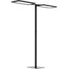 Waldmann Lampadaire LED Yara.double CCT, BT, PIR, noir
