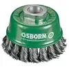 Osborn - Brosse coupe, fil acier inox torsadé avec filetage ou alésage pour meuleuses d'angle. Diamètre 65mm - 608 351-0002