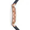 Montre en Cuir Bleu