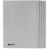 HETZEL intercalaires en plastique, chiffres, A4, 1-52, PP,