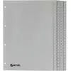 HETZEL Intercalaires numériques en plastique, 1-100, A4