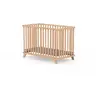 Geuther Lit pliant en bois Mayla Naturel (60 x 120 cm)