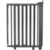 Geuther Barrière de porte pivotante en bois Noir (58-105 cm)