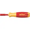Tournevis WIHA LiftUp isolé 1000V + 6 embouts 70 mm intégrés - 38613