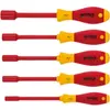 Wiha JEU DE TOURNEVIS À DOUILLE SIX PANS SOFTFINISH® ELECTRIC, 5 PCS