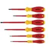 Wiha Jeu de tournevis SoftFinish electric Fente, Phillips 6 pcs (00833)