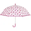 Playshoes parapluie pour enfants Hartjesfilles 70 cm transparent/rose