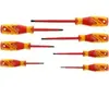 Gedore 1616048 VDE Jeu de tournevis 7 pièces vis à fente, cruciforme Phillips