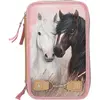 Depesche 13187 Miss Melody Dusty Rose - Trousse à Crayons 3 Compartime...
