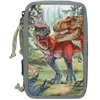 Trousse à crayons Dino World 3 compartiments