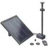 NO NAME Set pompe solaire Pontec 43324 avec éclairage, avec batterie de stockage