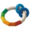 HABA - Anneau de dentition Hochet multicolore Dès 6 mois - Haba
