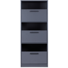 Armoire linge 3 portes OMBRE