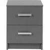 Inter Link Commode de rangement 2 tiroirs ZIO L41cm  gris graphite Taille unique