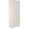 Interlink Armoire ARCONATI Fonctionnelle 2 Portes 6 Niches Décor Blanc