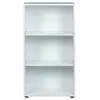Carrefour Étagère 3 niveaux bois mélaminé blanc Diana H 110 cm