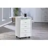 LINKS Caisson rangement pour bureau 4 tiroirs L40cm JOVI blanc Taille unique