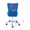 LINKS Chaise de bureau réglable avec roues en éco-cuir et polyester