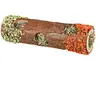 Trixie Tunnel en bois naturel avec foin et fleur d'hib 