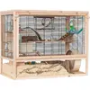 Cage pour rongeurs en bois Trixie Beige TU 62482