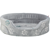 Panier pour chien peluche douillette ovale Trixie Jimmy Soft Gris 65×5...