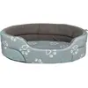 Panier pour chien ovale Trixie Jimmy Look Gris 45×35 cm 377061