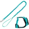 Harnais en Y Trixie en maille avec laisse extensible, turquoise - pour...