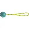 Balle avec corde Trixie Aqua Toy pour chien - 7 cm de diamètre x L 35 cm