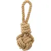 Corde de jeu avec balle tressée diametre 7 long 20 cm pour chiens Trixie