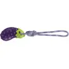 Jouet Trixie Aubergine sur corde pour chien  - environ L 34 cm