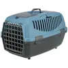 TRIXIE 39822 Box de Transport Capri 2, XS-S : 37 × 34 × 55 cm, Gris foncé/Bleu