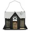 Trixie Mangeoire Oiseau Villa En Métal. Dimensions: 26 × 19 × 19 Cm