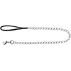 TRIXIE Laisse Métal Avec Poignée Nylon, 1,00 M/4,0 Mm, Noir - 14031