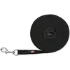 Trixie Laisse à Pister Sangle Plate pour chien, 15 m × 20 mm Noir