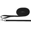 Trixie Laisse A Pister, Sangle Plate, 10 M/20 Mm, Noir - Mon Animalerie