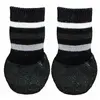 TRIXIE Chaussettes antidérapantes pour Chien Noir L/XL