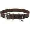 Trixie Rustic collier en cuir ciré et vieilli l-xl: 57-66 cm/30 mm, brun foncé