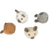 Jouet peluche ours pour chat Trixie Multicolore 8 cm 45557