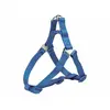 Trixie Premium Harnais One Touch, L: 65 80 Cm/25 Mm, Bleu - 20461 - Mon Animalerie